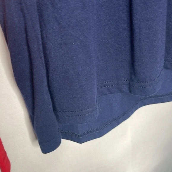 Nike Navy/Red New York Giants Classic Arc Raglan Tri-Blend Long Sleeve SZ XL - Picture 4 of 12